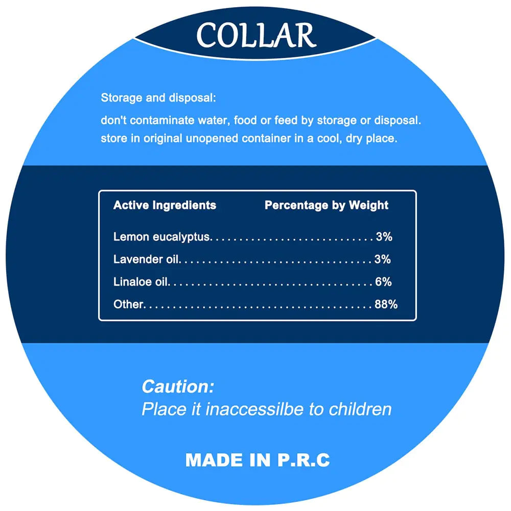 Anti-parasitic Adjustable Dog Collar