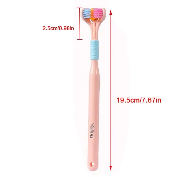 3 Sided Toothbrush