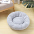 Dog Bed Round Washable Pets Bed Winter Warm Sleeping Plush Dog Kennel Cat Mats Puppy Cushion Mat Dog Cat beds for large dogs